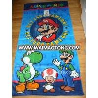 2011 New arrival ! cotton printed lovely cartoon kids beach bath towel